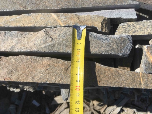 Горбушка златолит мультиколор для облицовки купить в Богдановиче