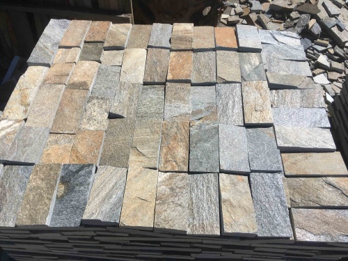 Плитка пилёная златолит Уральский для цоколя, отмостки купить в Богдановиче