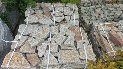 Гранитный плитняк галтованный для парковки купить в Богдановиче